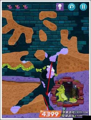 《鳄鱼小顽皮爱洗澡2》沙滩挑战第42关完美攻略:水流策略与技巧解析