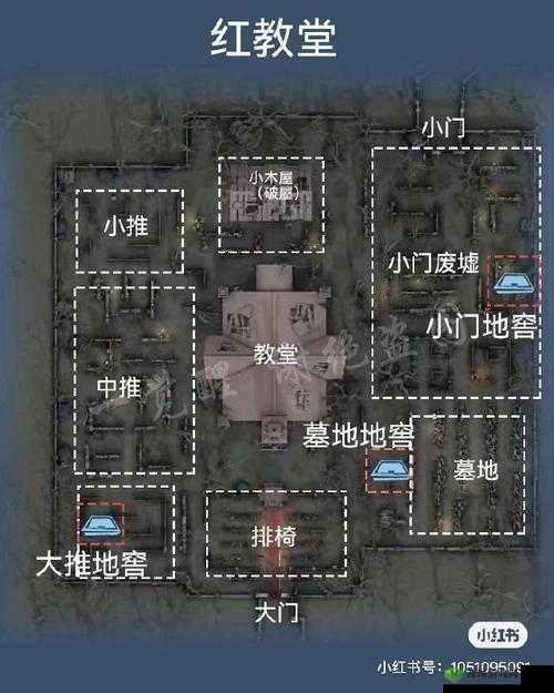 第五人格探秘，圣心医院地窖全攻略，从大门启程的惊险之旅
